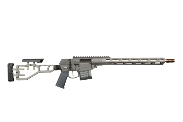 Q MINI FIX 6 ARC RIB 16IN BBL 1:7 TWIST GRAY ACCENTS FOLDING ADJ STOCK 10RD MAG