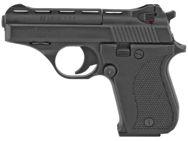 Phoenix Arms HP2ABB HP  22 LR 10+1 3" All Matte Black Vent Rib Barrel, Serrated Slide & Steel Frame, Black Polymer Grip