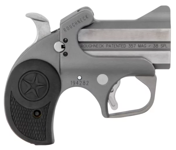 Bond Arms BARN Roughneck  38 Special/357 Mag 2rd Shot 2.50" Stainless Steel Barrel/Black Rubber Grips *No Box/Manual