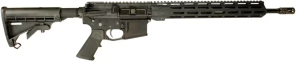 Del-Ton Inc RFTLW163-M Echo 316L 5.56x45mm NATO 16" 30+1 Black Hard Coat Anodized Rec 13.5" M-lok Free Float Black Polymer M4 Stock/Grip