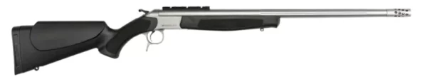 CVA CR4806S Scout Takedown 45-70 Gov 1rd 25" Fluted, Stainless Barrel/Rec, Black Synthetic Furniture, Muzzle Brake, DuraSight Scope Mount