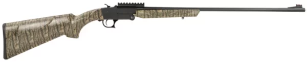 T R Imports TH3626C Sidekick  Full Size 410 Gauge Break Action 3" 1rd 26" Black Steel Barrel, Black Picatinny Rail, Fixed Mossy Oak Bottomland Synthetic Stock, Ambidextrous