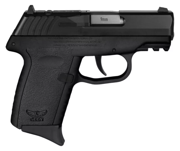 SCCY Industries CPX2CBBKRDRG3 CPX-2 Gen3 RD 9mm Luger 10+1 3.10" Black Polymer w/Picatinny Rail Serrated Black Nitride SS Slide Black Polymer Grip