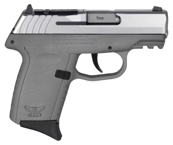 SCCY Industries CPX2TTSGRDRG3 CPX-2 Gen3 RD 9mm Luger 10+1 3.10" Sniper Gray Polymer w/Picatinny Rail Serrated Stainless Steel Slide Sniper Gray Polymer Grip