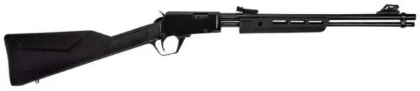 Rossi  Gallery  Pump 22 WMR 12+1 20", Black, Polished Steel Barrel/Rec, Synthetic Stock, Fiber Optic Sights