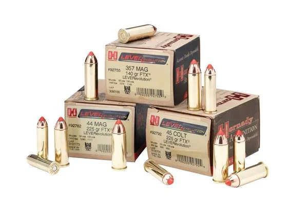 HORNADY LEVEREVOLUTION AMO 357 MAG 140GR FTX 25RD (10 BOX CASE) - Image 4