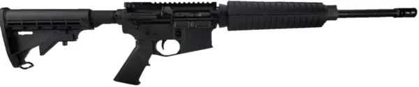 Del-Ton Inc SMORMH16-0 316MH Optic Ready  5.56x45mm 16" Manganese Phosphate Threaded Barrel Black Hard Coat Anodized 7075-T6 Aluminum Receiver M4 Flat Top w/Feed Ramps M4 6 Position