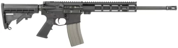Del-Ton Inc 0RFTH16M Sierra 316H 5.56x45mm NATO 16" 30+1 Black Hard Coat Anodized 5 Position M4 Stock Black Polymer Grip
