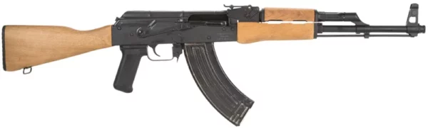 Century Arms RI1826N WASR  7.62x39mm 30+1 16.50" Chrome-Lined Hammer Forged Barrel, Hardwood Stock & Forend, Black Polymer Grip Includes 1 30rd Magazine & Side Mounted Scope Rail (No Muzzle Brake)